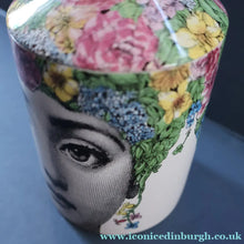 Load image into Gallery viewer, Genuine FORNASETTI Profumi Italian Ceramic Lidded Pot with Original Candle

