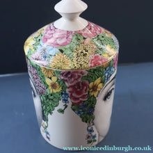 Load image into Gallery viewer, Genuine FORNASETTI Profumi Italian Ceramic Lidded Pot with Original Candle

