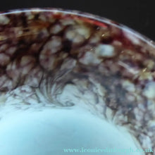 Load image into Gallery viewer, 1930s Monart Glass Vase lue with Gold Aventurine
