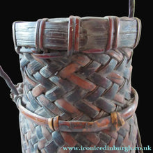 Load image into Gallery viewer, Antique 1940s African Woven Quiver Arrows or Gourd Carrier
