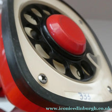 Load image into Gallery viewer, SWEDISH 1950s Ericofon Ericsson Red COBRA Telephone Rotary Dial. WORKING
