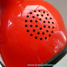 Load image into Gallery viewer, SWEDISH 1950s Ericofon Ericsson Red COBRA Telephone Rotary Dial. WORKING
