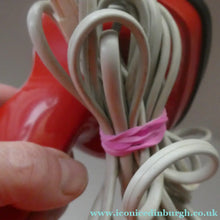 Load image into Gallery viewer, SWEDISH 1950s Ericofon Ericsson Red COBRA Telephone Rotary Dial. WORKING
