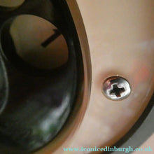 Load image into Gallery viewer, SWEDISH 1950s Ericofon Ericsson Red COBRA Telephone Rotary Dial. WORKING
