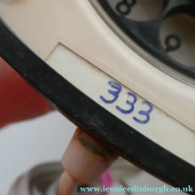 Load image into Gallery viewer, SWEDISH 1950s Ericofon Ericsson Red COBRA Telephone Rotary Dial. WORKING
