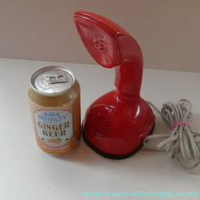 Load image into Gallery viewer, SWEDISH 1950s Ericofon Ericsson Red COBRA Telephone Rotary Dial. WORKING

