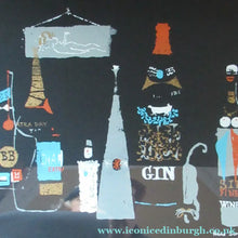 Load image into Gallery viewer, 1950s American Screenprint by Ronald Julius Christensen Entitled Bottles
