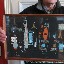 Load image into Gallery viewer, 1950s American Screenprint by Ronald Julius Christensen Entitled Bottles
