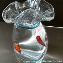 Load image into Gallery viewer, Vintage Italian Murano Glass GOLDFISH IN A BAG Model. Signed Oscar Zanetti
