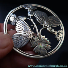 Load image into Gallery viewer, GEORGE JENSEN. Large Vintage Silver Butterfly Brooch by Arno Malinowski for Jensen.  No. 283
