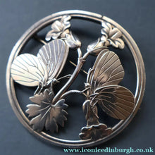 Load image into Gallery viewer, GEORGE JENSEN. Large Vintage Silver Butterfly Brooch by Arno Malinowski for Jensen.  No. 283
