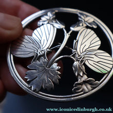 Load image into Gallery viewer, GEORGE JENSEN. Large Vintage Silver Butterfly Brooch by Arno Malinowski for Jensen.  No. 283
