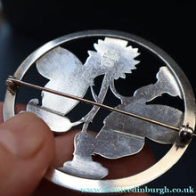Load image into Gallery viewer, GEORGE JENSEN. Large Vintage Silver Butterfly Brooch by Arno Malinowski for Jensen.  No. 283
