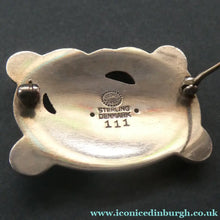 Load image into Gallery viewer, Vintage Danish GEORG JENSEN Sterling Silver Bird / Dove Brooch. Model 111
