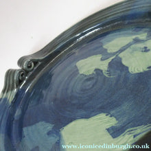 Load image into Gallery viewer, Geroge Ormerod Large Studio Pottery Platter Decoration with Fish
