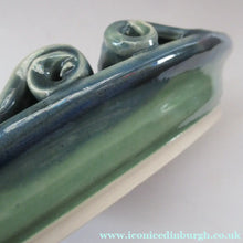 Load image into Gallery viewer, Geroge Ormerod Large Studio Pottery Platter Decoration with Fish
