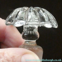 Load image into Gallery viewer, ANTIQUE GEORGIAN (1830s) Hand-Blown Hooped Neck Decanter with Original Stopper
