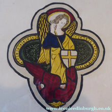 Load image into Gallery viewer, 1805 Antique Coloured Engraving of Stained Glass William Fowler Lincolnshire
