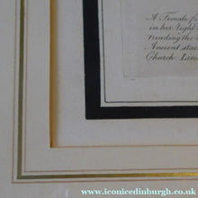 Load image into Gallery viewer, 1805 Antique Coloured Engraving of Stained Glass William Fowler Lincolnshire
