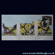 Load image into Gallery viewer, GEORGIAN Hand-Coloured Engraving; c 1805. Published by William Fowler. St Mary’s Shrewsbury. Rare Medieval Stained Glass Window Print

