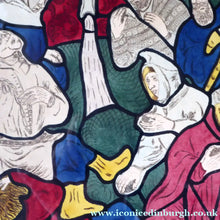 Load image into Gallery viewer, 1805 Antique Coloured Engraving of Stained Glass William Fowler York Cathedral
