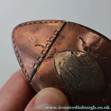 Load image into Gallery viewer, Antique Late 18th Century GEORGIAN Copper (Tin Lined) Navette Shaped Snuff Box
