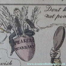 Load image into Gallery viewer, Georgian 19th Century Satirical Print. A New Game of Shuttlecock
