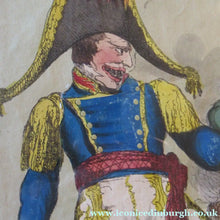 Load image into Gallery viewer, Georgian Satirical Print Ottoman Empire History Napoleon Bonaparte and Turkey 1806
