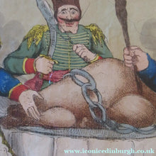 Load image into Gallery viewer, Georgian Satirical Print Ottoman Empire History Napoleon Bonaparte and Turkey 1806
