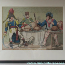 Load image into Gallery viewer, OTTOMAN EMPIRE INTEREST. Antique GEORGIAN Satirical Print: Turkey in Danger or Mirror of 1806 - British Prints

