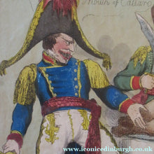 Load image into Gallery viewer, Georgian Satirical Print Ottoman Empire History Napoleon Bonaparte and Turkey 1806
