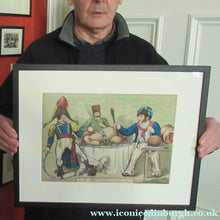 Load image into Gallery viewer, OTTOMAN EMPIRE INTEREST. Antique GEORGIAN Satirical Print: Turkey in Danger or Mirror of 1806 - British Prints
