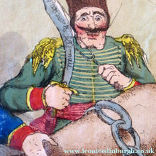 Load image into Gallery viewer, Georgian Satirical Print Ottoman Empire History Napoleon Bonaparte and Turkey 1806
