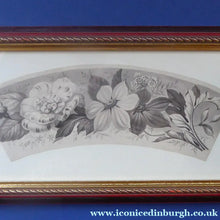 Load image into Gallery viewer, ORIGINAL GEORGIAN Watercolour.  RARE Early 19th Century Grisaille Floral Designs for Plate Border Decorations: E
