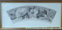Load image into Gallery viewer, ORIGINAL GEORGIAN Watercolour.  RARE Early 19th Century Grisaille Floral Designs for Plate Border Decorations: E
