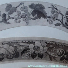Load image into Gallery viewer, ORIGINAL GEORGIAN Watercolour.  RARE Early 19th Century Grisaille Floral Designs for Plate Border Decorations: G
