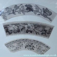 Load image into Gallery viewer, ORIGINAL GEORGIAN Watercolour.  RARE Early 19th Century Grisaille Floral Designs for Plate Border Decorations: G
