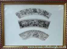 Load image into Gallery viewer, ORIGINAL GEORGIAN Watercolour.  RARE Early 19th Century Grisaille Floral Designs for Plate Border Decorations: G
