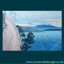 Load image into Gallery viewer, Gihachiro Okuyama (1907 - 1981). Vintage Japanese Woodblock Print of Mount Fuji
