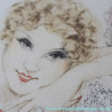 Load image into Gallery viewer, Louis Icart Colour Etching for Sale. La Belle Rose 1930s
