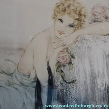 Load image into Gallery viewer, Louis Icart Colour Etching for Sale. La Belle Rose 1930s

