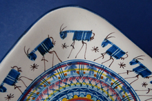 Load image into Gallery viewer, Vietri Italian Art Pottery Plate with Goats Decoration
