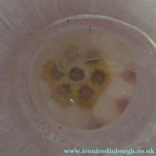 Load image into Gallery viewer, LARGE Scottish Glass. Strathearn Millefiori Canes and Latticino Ten Spoke Paperweight
