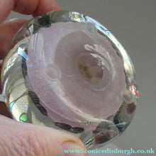 Load image into Gallery viewer, LARGE Scottish Glass. Strathearn Millefiori Canes and Latticino Ten Spoke Paperweight
