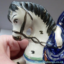 Load image into Gallery viewer, Rare Pair of STAFFORDSHIRE FIGURES. The Duke and Duchess of Cambridge on Horseback
