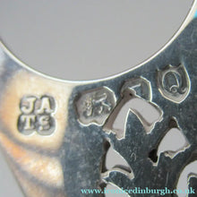 Load image into Gallery viewer,  Victorian SOLID SILVER Grape Scissors  in Fitted Leather Case
