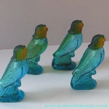 Load image into Gallery viewer, Four Avon Perfume Bottles in the Shape of Budgies
