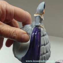 Load image into Gallery viewer, Group of SIX Carlton Ware Crinoline Lady Ceramic Napkin Rings, c 1935
