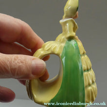 Load image into Gallery viewer, Group of SIX Carlton Ware Crinoline Lady Ceramic Napkin Rings, c 1935
