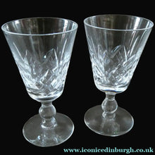 Load image into Gallery viewer, Set of FIVE Vintage EDINBURGH CRYSTAL Liqueur or Sherry Glasses

